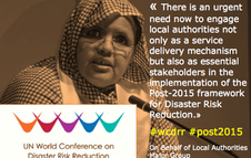 Fatimetou Mint Abdel Malick, first preparatory committee meeting of the Third UN World Conference on Disaster Risk Reduction
