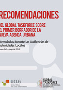 Recomendaciones de la Global Taskforce sobre el Primer Borrador de la Nueva Agenda Urbana