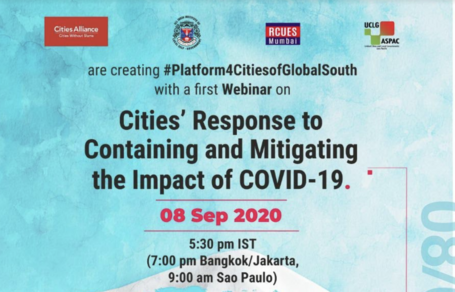 Webinar Series: Cities’ Response to Containing and Mitigating the Impact of COVID 19