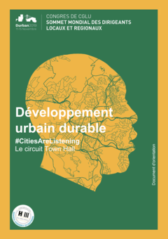 Développment urbain durable - Document d'orientation